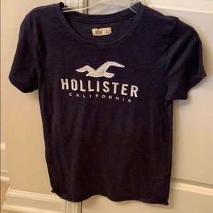 Worn once Hollister Navy shirt